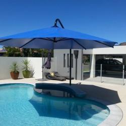 Residential outdoor pool-umbrella Super Shade No valance